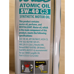 Sünteetiline õli (5W-40 SM/CF)