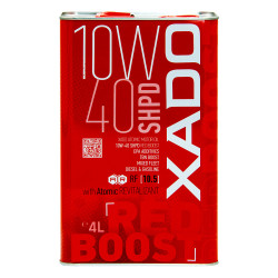 Motorolja XADO Atomic Oil 10W-40 SHPD (SL/CI-4) RED BOOST, halvsyntetisk