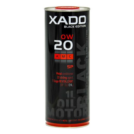 XADO Atomic Oil 0W-20 SP AMC Black Edition -synteettinen moottoriöljy, XA 22194